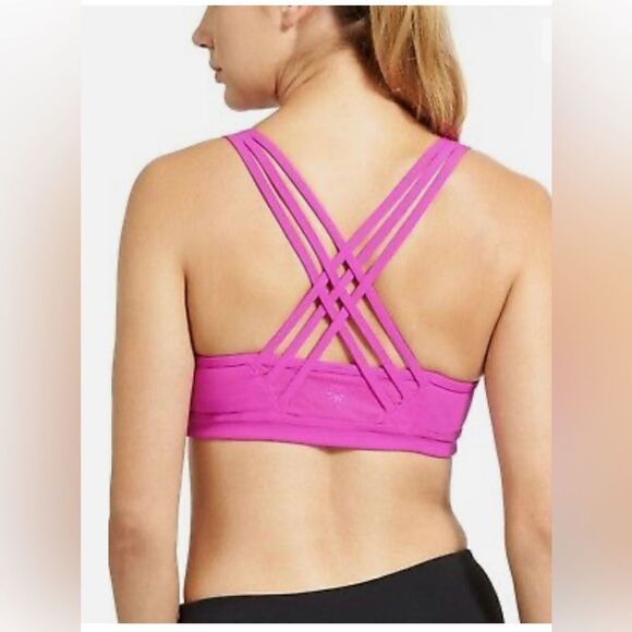 Athleta Hot Pink Fully Focused Sports Bra - Picture 10 of 11